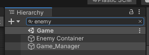 Type “enemy” into search bar